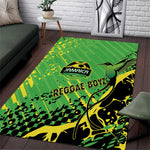 Jamaica Football Area Rug Come On Reggae Boyz Red-billed streamertail - African Pride