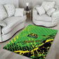Jamaica Football Area Rug Come On Reggae Boyz Red-billed streamertail - African Pride