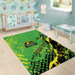 Jamaica Football Area Rug Come On Reggae Boyz Red-billed streamertail - African Pride