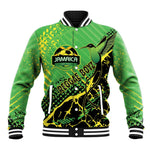 Custom Jamaica Football Baseball Jacket Come On Reggae Boyz Red-billed streamertail - African Pride