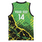 Custom Jamaica Football Basketball Jersey Come On Reggae Boyz Red-billed streamertail - African Pride