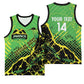 Custom Jamaica Football Basketball Jersey Come On Reggae Boyz Red-billed streamertail - African Pride