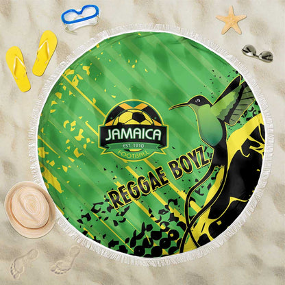 Jamaica Football Beach Blanket Come On Reggae Boyz Red-billed streamertail - African Pride