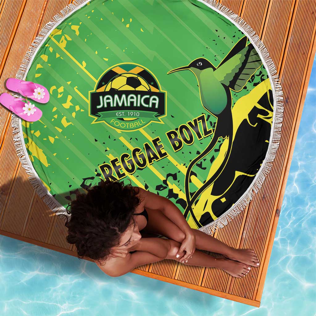 Jamaica Football Beach Blanket Come On Reggae Boyz Red-billed streamertail - African Pride