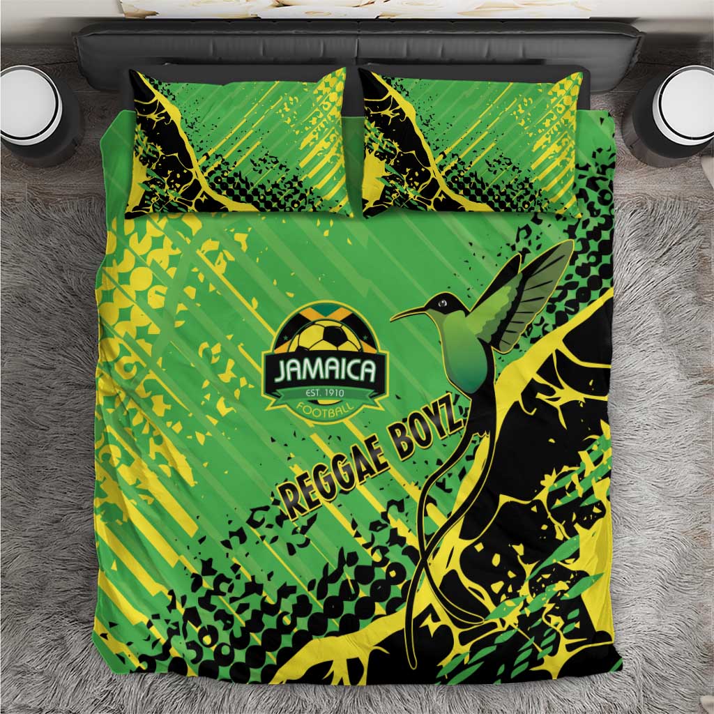 Jamaica Football Bedding Set Come On Reggae Boyz Red-billed streamertail - African Pride