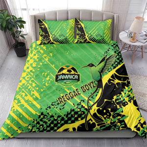 Jamaica Football Bedding Set Come On Reggae Boyz Red-billed streamertail - African Pride