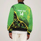 Custom Jamaica Football Bomber Jacket Come On Reggae Boyz Red-billed streamertail - African Pride