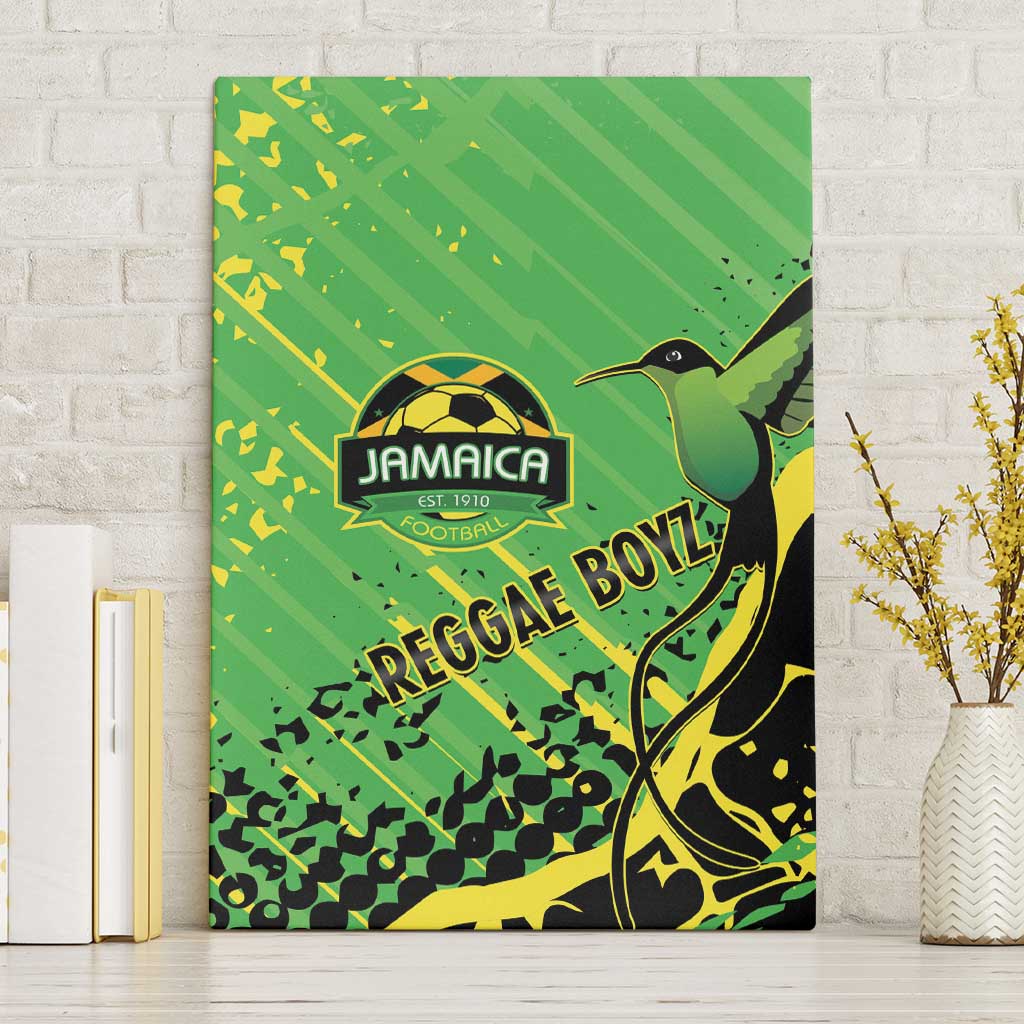 Jamaica Football Canvas Wall Art Come On Reggae Boyz Red-billed streamertail - African Pride