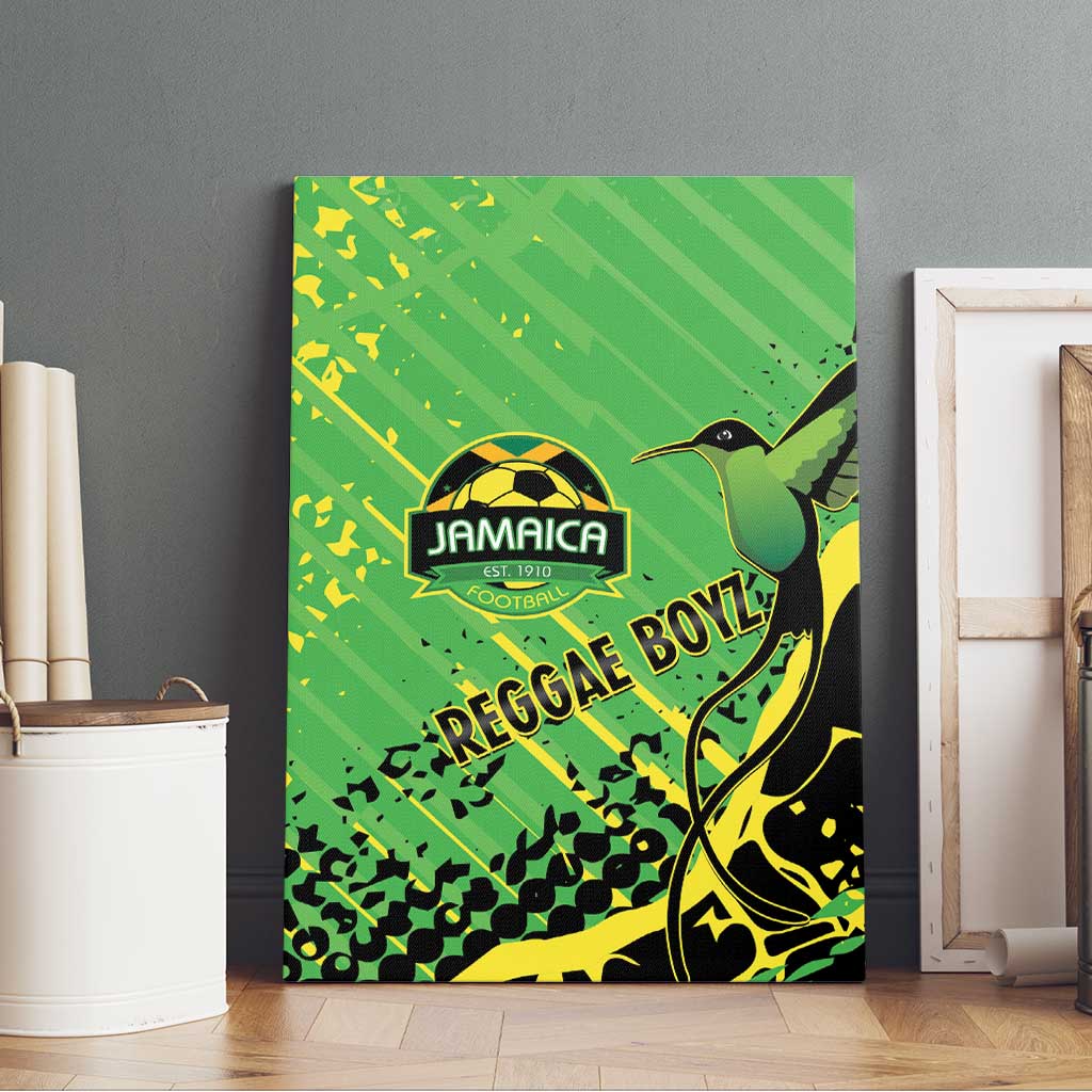 Jamaica Football Canvas Wall Art Come On Reggae Boyz Red-billed streamertail - African Pride
