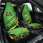Jamaica Football Car Seat Cover Come On Reggae Boyz Red-billed streamertail - African Pride
