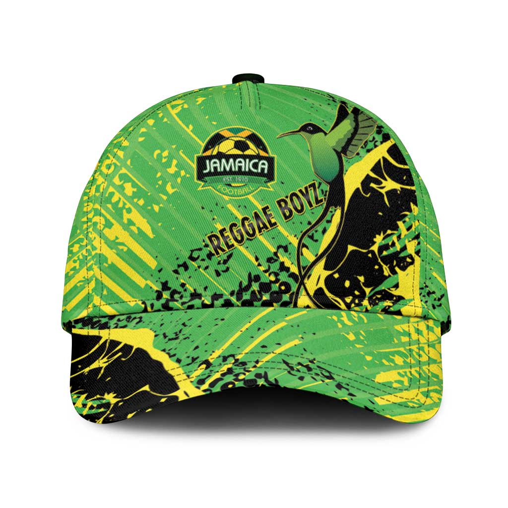 Jamaica Football Classic Cap Come On Reggae Boyz Red-billed streamertail - African Pride