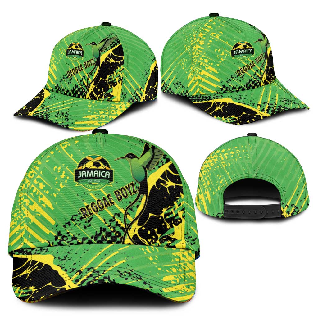 Jamaica Football Classic Cap Come On Reggae Boyz Red-billed streamertail - African Pride