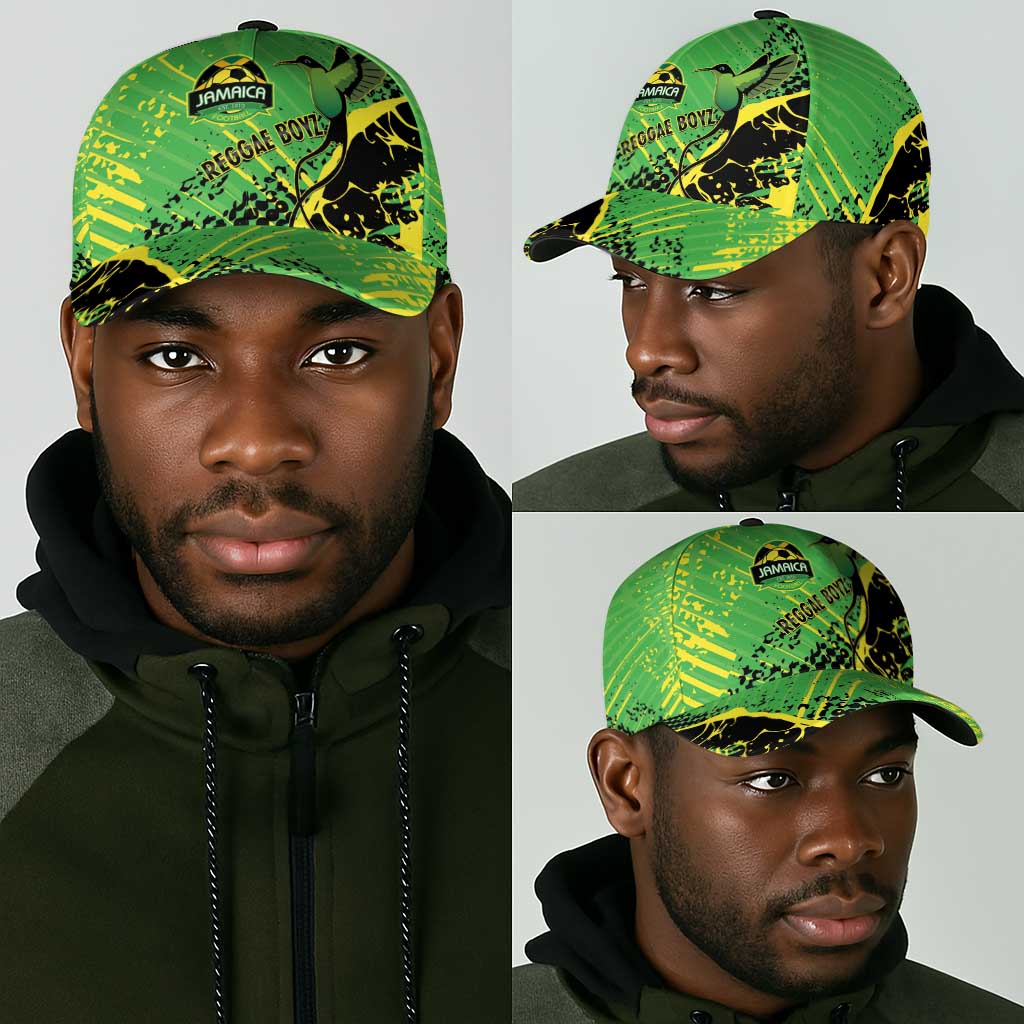 Jamaica Football Classic Cap Come On Reggae Boyz Red-billed streamertail - African Pride