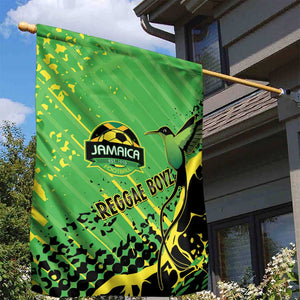 Jamaica Football Garden Flag Come On Reggae Boyz Red-billed streamertail - African Pride