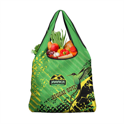 Jamaica Football Grocery Bag Come On Reggae Boyz Red-billed streamertail - African Pride