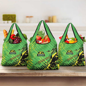 Jamaica Football Grocery Bag Come On Reggae Boyz Red-billed streamertail - African Pride