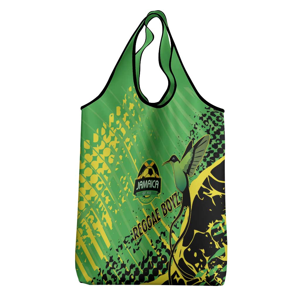 Jamaica Football Grocery Bag Come On Reggae Boyz Red-billed streamertail - African Pride