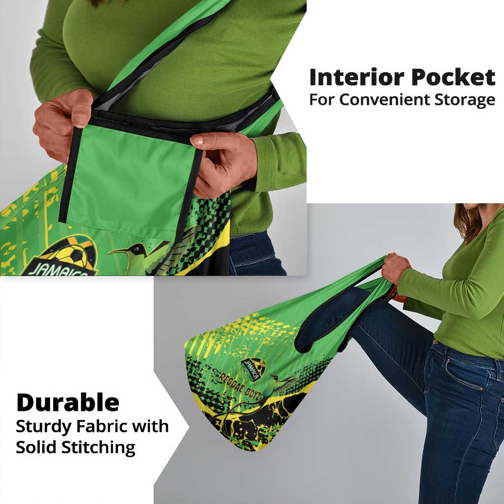 Jamaica Football Grocery Bag Come On Reggae Boyz Red-billed streamertail - African Pride
