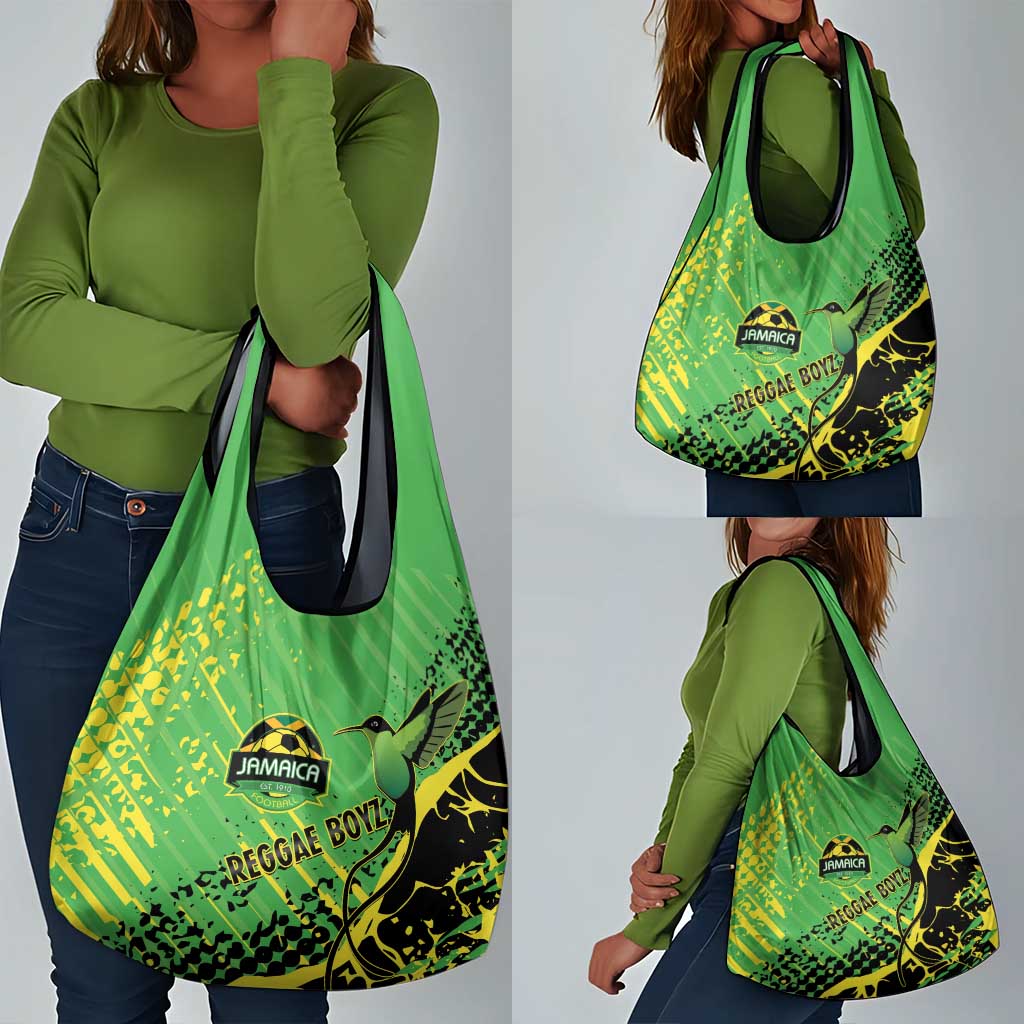 Jamaica Football Grocery Bag Come On Reggae Boyz Red-billed streamertail - African Pride