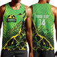 Custom Jamaica Football Men Tank Top Come On Reggae Boyz Red-billed streamertail - African Pride