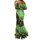 Custom Jamaica Football Mermaid Dress Come On Reggae Boyz Red-billed streamertail - African Pride