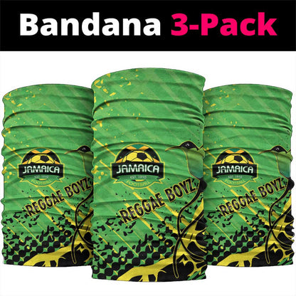 Jamaica Football Neck Gaiter Come On Reggae Boyz Red-billed streamertail - African Pride