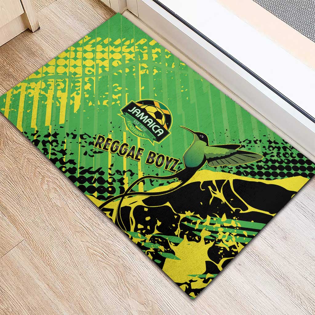 Jamaica Football Rubber Doormat Come On Reggae Boyz Red-billed streamertail - African Pride