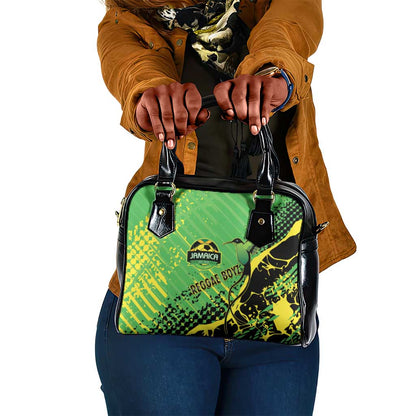 Jamaica Football Shoulder Handbag Come On Reggae Boyz Red-billed streamertail - African Pride