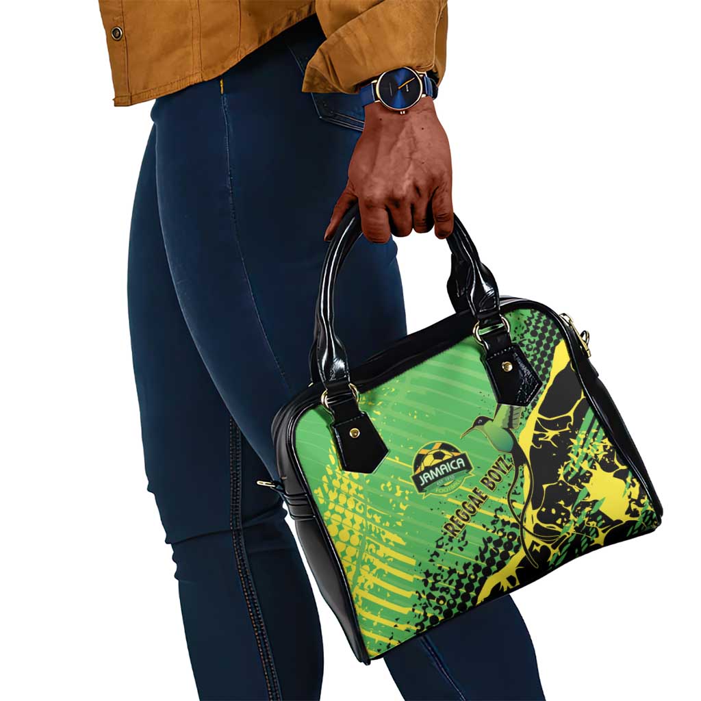 Jamaica Football Shoulder Handbag Come On Reggae Boyz Red-billed streamertail - African Pride