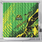 Jamaica Football Shower Curtain Come On Reggae Boyz Red-billed streamertail - African Pride