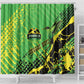 Jamaica Football Shower Curtain Come On Reggae Boyz Red-billed streamertail - African Pride