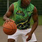 Custom Jamaica Football Sleeveless Hoodie Come On Reggae Boyz Red-billed streamertail - African Pride