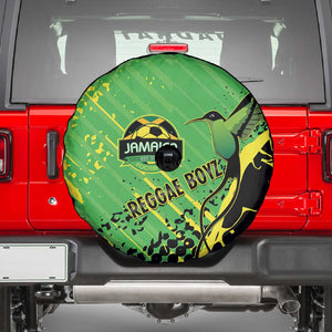 Jamaica Football Spare Tire Cover Come On Reggae Boyz Red-billed streamertail - African Pride