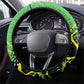 Jamaica Football Steering Wheel Cover Come On Reggae Boyz Red-billed streamertail - African Pride