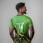 Custom Jamaica Football T shirt Come On Reggae Boyz Red-billed streamertail - African Pride