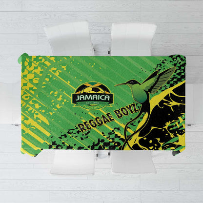 Jamaica Football Tablecloth Come On Reggae Boyz Red-billed streamertail - African Pride
