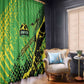 Jamaica Football Window Curtain Come On Reggae Boyz Red-billed streamertail - African Pride