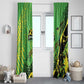 Jamaica Football Window Curtain Come On Reggae Boyz Red-billed streamertail - African Pride