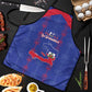 Haiti Football Apron Les Grenadiers Veve Vodou Blue