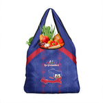 Haiti Football Grocery Bag Les Grenadiers Veve Vodou Blue - African Pride