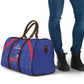 Haiti Football Travel Bag Les Grenadiers Veve Vodou Blue