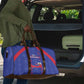 Haiti Football Travel Bag Les Grenadiers Veve Vodou Blue