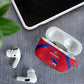 Haiti Football AirPods Case Les Grenadiers Veve Vodou Red