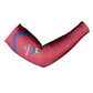 Custom Haiti Football Arm Sleeves Les Grenadiers Veve Vodou Red