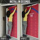 Custom Haiti Football Door Cover Les Grenadiers Veve Vodou Red