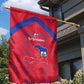 Haiti Football Garden Flag Les Grenadiers Veve Vodou Red - African Pride