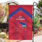 Haiti Football Garden Flag Les Grenadiers Veve Vodou Red - African Pride