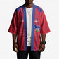 Custom Haiti Football Kimono Les Grenadiers Veve Vodou Red