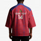 Custom Haiti Football Kimono Les Grenadiers Veve Vodou Red