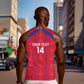 Custom Haiti Football Men Tank Top Les Grenadiers Veve Vodou Red - African Pride
